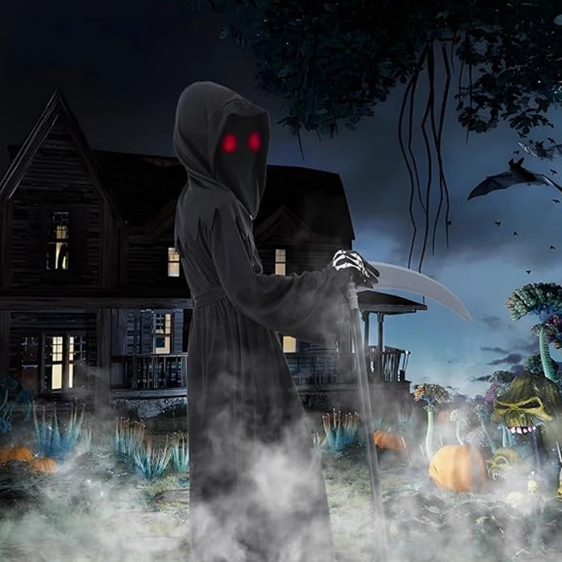 School Haunted House Grim Reaper Costume for Kids